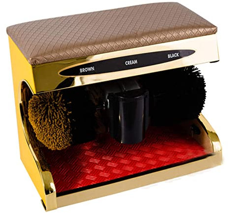 Cireuse automatique à induction pour chaussures, machine à polir les chaussures automatique, kit de brosse de nettoyage pour chaussures, polisseuse à brosses multiples adaptée, polisseuse à tampon ve