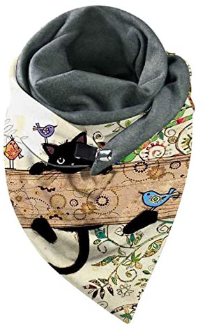 Zilosconcy Schal Damen Herbst Braun Herren Schal Blau Winter Strickschal Damen Schwarz Loop Schal Damen Herbst Türkis Damen Winterschal Blau Halstuch Scarf Wolleschal Deckenschal Kaschmir Schal