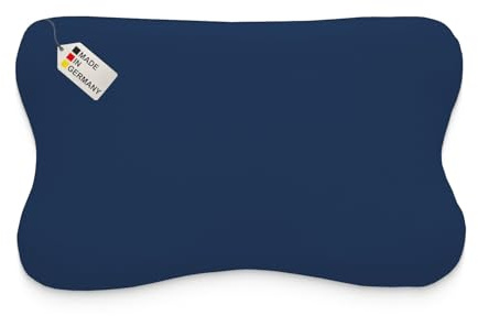 Dukal | Kissenbezug passend für Blackroll Recovery Pillow Kopfkissen | Third of Life Re-Charge und Recovery | smartsleep smart Recovery Pillow | MARTneck Kopfkissen | 30 x 50 cm | Farbe: Marine