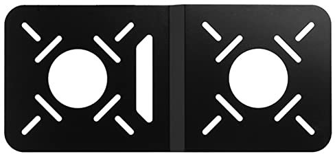 CASNO Computer Monitor Vesa Mount Bracket Universal Router Tablet Vesa Fixer Support Holder Mounting Plate For 2 Devices Vesa Mount Bracket Extender Plate Adapter Monitor Mounting