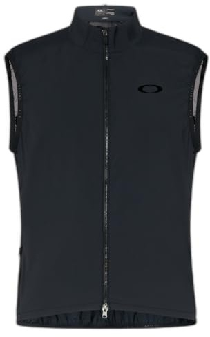Oakley Mens Endurance Packable Wind Vest 2.0, Blackout, Large