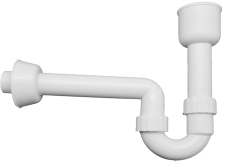 Siphon à branchement pour drainer urinoir en pp blanc diam. 40/50