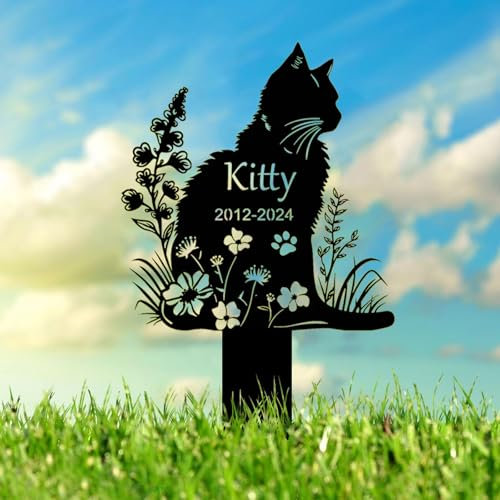 CCZUIML Pet Memorial Graves Markers for Dogs Cats,Dog Grave Markers Outdoor,Pet Tombstone,Gifts Graveyard Remembrance Graveside Burial Stake for Pet Owner