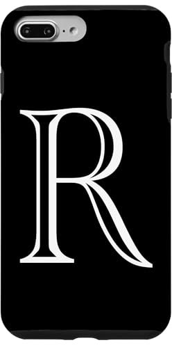 The Letter R Classic Style Capital Alphabet Monogram Initial Case for iPhone 7 Plus/8 Plus