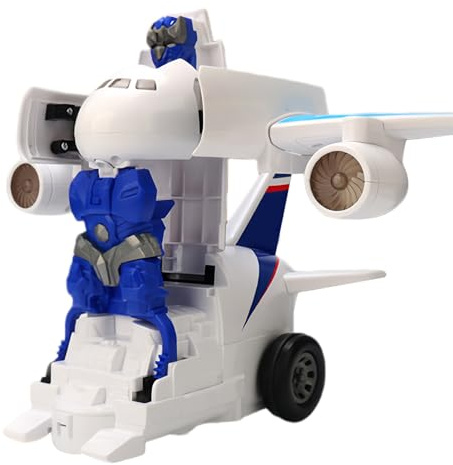 Robot Leksaksrobot, intelligenta interaktiva utbildningsfigurer, pedagogiska robotleksaker, flygplansrobotar för barn, flickor, födelsedag, navid