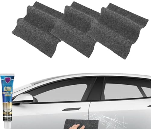 FixaPro Scratch Remover,Fixapro Auto-Reinigungstuch Gegen Kratzer aller art,Autopolitur Kratzer Entfernen,kratzerentferner autolack,Entfernt Leichte Kratzer und Schrammen (3PC)