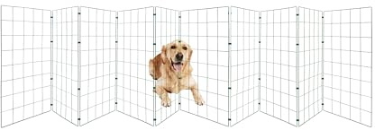1.5m Recinto Per Cani Da Interno: Recinto Per Cani Da Esterno - Box Per Cani Da Interno, Box Cani Per Interno - Recinzione Per Cani - Recinto Cani Esterno - Gabbia Per Cani Da Interno Box Cani Esterno