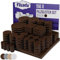 Filzada® Almohadillas de Fieltro Adhesivo 156 Piezas (cuadradas y Redondas) - Marrón - Deslizamientos de Muebles Profesionales de Fieltro con un Poder Adhesivo Ideal