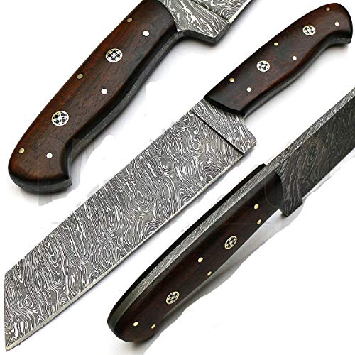 PAL 2000 migliori coltelli da cucina fatti a mano in acciaio damasco – coltello da cuoco in acciaio damasco da 17,8 cm – Coltello da cucina fatto a mano con guaina Acquista con fiducia 1071