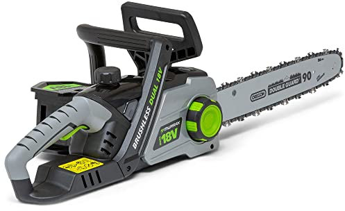 Murray 1697264 IQ18DCS Dual Motosega a Batteria agli Ioni di Litio 18V/36V, Barra da 35cm, solo Corpo Macchina, Motore Brushless da 36V-1200W