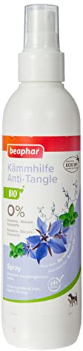 Beaphar Bio kamhjälpsspray för hundar och katter, hjälper till att lösa toviga områden i pälsen, 200 ml