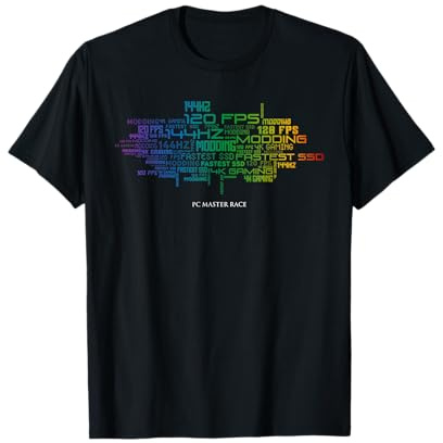 120FPS - 4K Gaming - Cluster - PC Master Race Fanboy T-Shirt