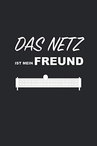 Tischtennis Netz ist mein Freund: Punktraster Notizbuch (6x9 Zoll) mit 120 Seiten