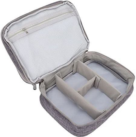 Kabeltasche 3-Lagen Design - Große Kapazität, Durchwasserfest, Organizer für Kabel, Handy-Kabel & Powerbank, Universaltasche für Reise, Elektronik Zubehör, Bag Accessories