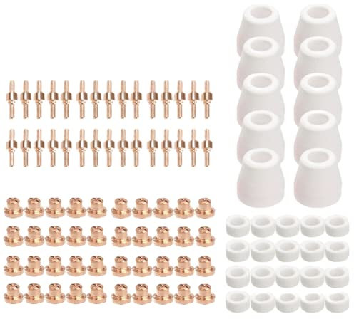 SPORTARC 100 Stück PT-31 Spitzendüsen-Verbrauchsmaterialien für Plasmaschneider LG-40 CUT-40 für CUT50