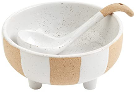 Mud Pie Ciotola per salsa in terracotta, 2 1/2 x 5 1/2 Dia | mestolo 5 1/2, ARANCIONE