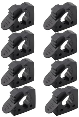 8er Pack Schaufelhalterungsset für Dachgepäckträger, Schaufelhalterungen Zur Wandbefestigung für Dachgepäckträger für Werkzeugset mit Einem Durchmesser Von 1-1/7 Bis 1-3/7