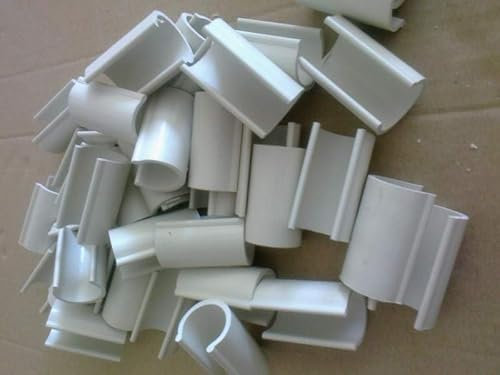 CLIPS IN PVC DIAMETRO 25 MM PER SERRA FISSAGGIO TELO PLASTICA O RETE 1 KG