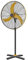 Generico CFG EV066 Ventilatore a piantana in metallo. Diametro 76 cm timer 9 ore oscillante 130 Watt SILENTE NEW - NERO -