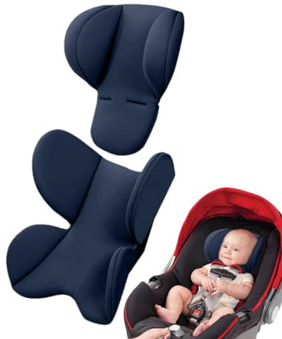 Cuscino Per Passeggino, Supporto Per La Testa Del Seggiolino Auto Per Bambini, Riduttore Sedile Per Passeggino, Cuscino Di Supporto Per Testa E Corpo, Cuscino Per Inserto Per Seggiolino Per Bambini