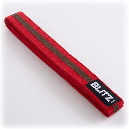 Blitz Colour Belt/Colour Stripe - Red/Brown - 240cm