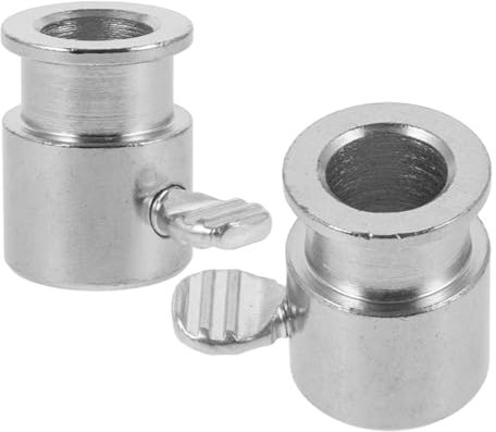 Milisten 2pezzi Accessori Per Barbecue Supporto Per Fermo Per Asta Del Girarrosto Rullo Per Asta Dello Spiedo in Metallo Bullone Di Fissaggio Per Grigliatura