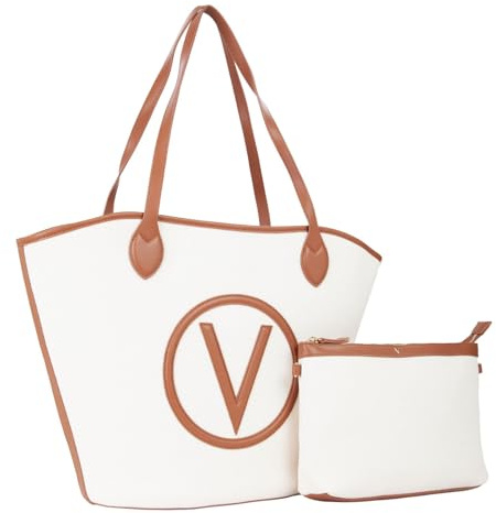 Valentino Covent Damen-Handtasche, Natur / Leder, Einheitsgröße