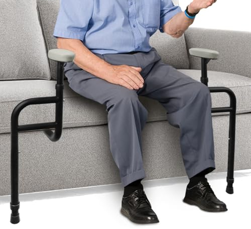Aufstehhilfe, Couch-Stuhl-Aufstehhilfe für Senioren, Aufstehhilfe für Senioren, Couch-Hebehilfe, 7 Höhenverstellbar, Breitenverstellbar, Sicherheitshaltegriff für Senioren