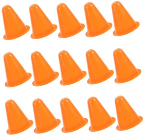Toddmomy 15piezas Conos Coloridos para Entrenamiento De Patinaje sobre Ruedas y Agilidad Obstáculos Apilables Compactos y Estables para Fútbol y Deportes Al Aire