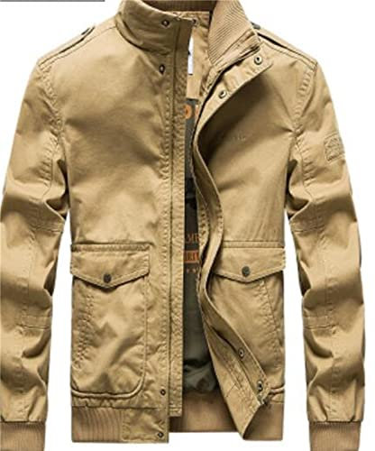 ETZRYSYB Giacca da uomo Autodifesa Anti-Taglio Giacca Uomo Anti Stab Abbigliamento Coltello Taglio Resistente Outfit Stealth Morbido Slashproof Giacca Cappotto di Sicurezza Top, Champagne, M