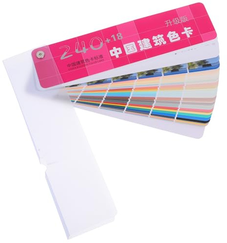 LIFKOME Cartes Échantillons De Peinture Standard Vrac Couleurs Pour Construction Cartes Échantillon De Couleur De Peinture Pratique