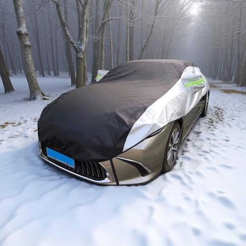 Auto halbgarage für fia-t 500L(2013-2017) autoabdeckung Winter,Schnee und Frost im Winter schützen.Hitzeschutz im Sommer.Sonne,Regen