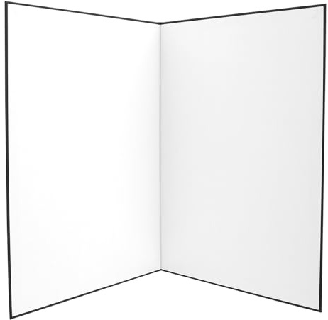 Holibanna Réflecteur Pliable en Carton A3 sans Support Panneau Réfléchissant Double-Face Léger et Facile à Transporter pour Photographie de Produits pour Studio Photo