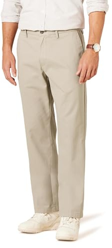 Amazon Essentials Men's Classic-Fit Wrinkle-Resistant Flat-Front Chino Pant, Khaki, 36W x 31L