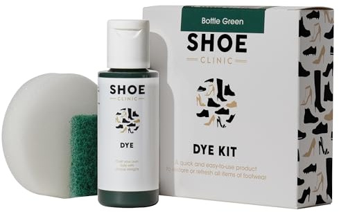 Kit de coloración de zapatos todo en uno: restaura el color de cuero, gamuza, nobuck, tela, satén y calzado de lona | Kit completo de tinte para zapatos