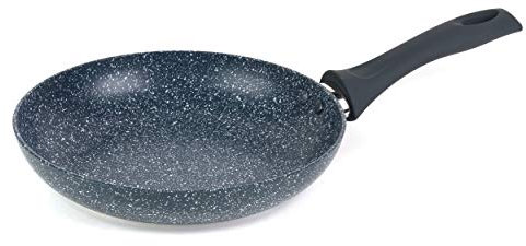 Russell Hobbs RH00841EU Non-Stick Frying Pan - 24cm Induction Hob Fry Pan, Easy Clean Large Cooking Pan, Pressed Aluminium Egg/Omelette Pan, PFOA-Free Cookware, Use Little to No Oil, Nightfall Stone