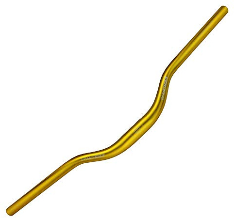 UUPANBIKE MTB Fahrrad Extra lang Lenker,31,8 mm*720 mm Riser Bar,Gold | Aluminiumlegierung 6061 Mountainbike Lenker,50 mm Lenkererhöhung, 9° Backsweep,22,2 mm Enddurchmesser