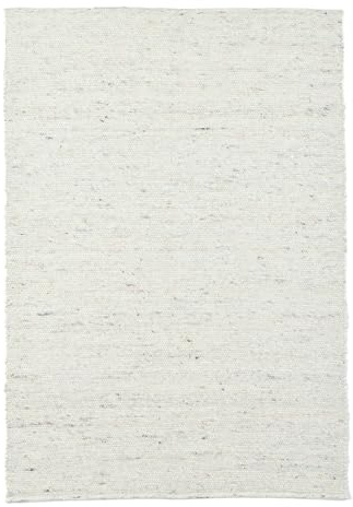 Handwebteppich Alm Glück | beidseitig verwendbar | nachhaltige, ungefärbte Schurwolle | 90 x 160 cm | beige/natur | THEKO die markenteppiche