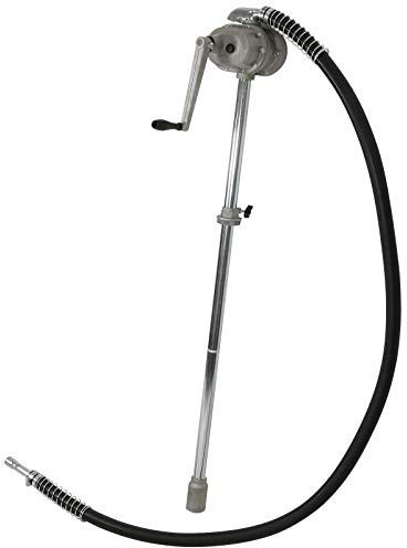 Yato® Kurbel- Fasspumpe 100 l/min Aluminium G2 Fassverschraubung Handkurbel Fass-Pumpe Kurbel-Pumpe für Öl Benzin Diesel