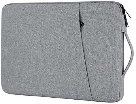 Chelory Housse de protection antichoc avec poche pour ordinateur portable de 16 à 17 – Compatible avec ordinateur portable, Ultrabook, Chromebook, HP, Lenovo, Asus, Acer, Dell, gris