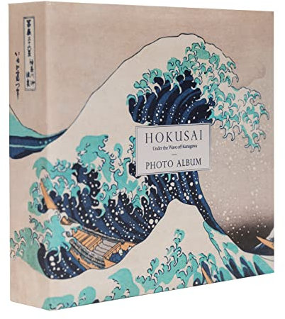 Grupo Erik 6x4 Photo Album - Hokusai | 10x15 cm, 200 Pockets Photo Albums 6x4, Memory Book | Japanese Art Gifts Under 15 Pounds, Cute Gifts For Women & For Men
