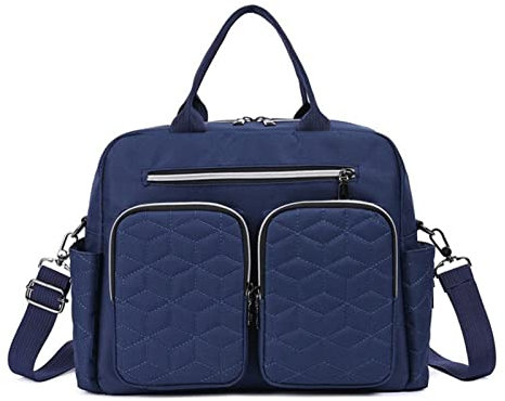 Baby Wickeltasche mit wasserdichter Wickelunterlage und verstellbarem Schultergurt Multifunktionale Schultertasche Reisetasche Babytasche für Outdoor Krankenhaus Babypflege
