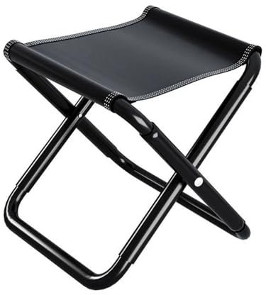 Camping Hocker Klappbarer Outdoor-Campingstuhl, Aluminiumlegierung, tragbarer Klapppicknick-Campinghocker, Mini-Speicher-Angelstuhl, ultraleichte Möbel(M)