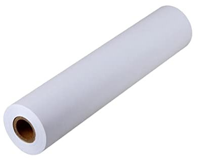 NUOBESTY 9m Zeichenpapierrolle Weiß Skizzenpapier Für Malen Geschenkpapier Zum Basteln Geeignet Für Buntstifte Filzstifte Und Farbe