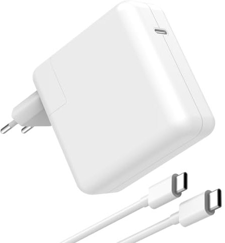 MacBook Ladekabel Schnelles PD 96W USB C MacBook Ladegerät - kompatibel mit MacBook Pro 16/15/ 14/13 Zoll, MacBook Air 2020/2019/ 2018, iPad, iPad Pro, Samsung, Lenovo und mehr (inkl. 2,0 m Ladekabe)