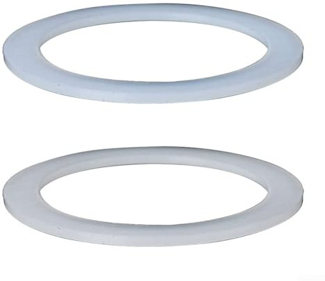 Anneaux d'étanchéité en silicone pour cafetières à expresso 2 tasses (diamètre intérieur 6,8 cm, diamètre extérieur 8,6 cm)