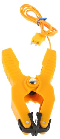 VALICLUD Temperature Clamp Hvac K-type Thermocouple - Portable Pipe Jaw Clip Thermometer