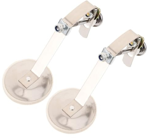 Vaguelly 2 Stück Snare Dämpfer aus Legierung und Filz mit Einfacher Installation Effektive Klangregelung und Schutz für Snare Drums und Jazz Drums