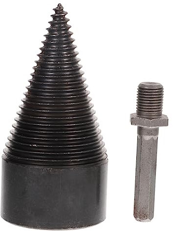 UPKOCH Trapano Spaccalegna con per da Attrezzo per Spaccare Tronchi Casa e Compatibile con Elettroutensili Design e Resistente per Quercia e