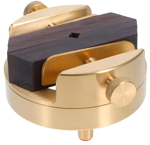 ORFOFE Strumento Incisione in Ottone con Morsa Integrata Ruotabile per Intaglio Sigilli Morsa da Tavolo per Incisione e Gioielli Kit per Artigianato e Calligrafia
